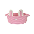 Adorable Easter Bunny Basket for Kids - Perfect Easter Gift, Cute Easter Bucket Bags with Rabbit Ears for Easter Eggs Hunting, Affordable & Festive Spring Decor As Show B