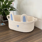 Adorable Easter Bunny Basket for Kids - Perfect Easter Gift, Cute Easter Bucket Bags with Rabbit Ears for Easter Eggs Hunting, Affordable & Festive Spring Decor As Show C