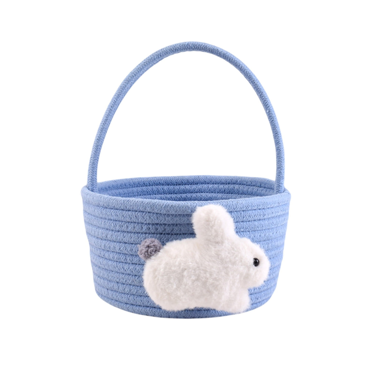Adorable Easter Bunny Basket for Kids - Perfect Easter Gift, Cute Easter Bucket Bags with Rabbit Ears for Easter Eggs Hunting, Affordable & Festive Spring Decor As Show E