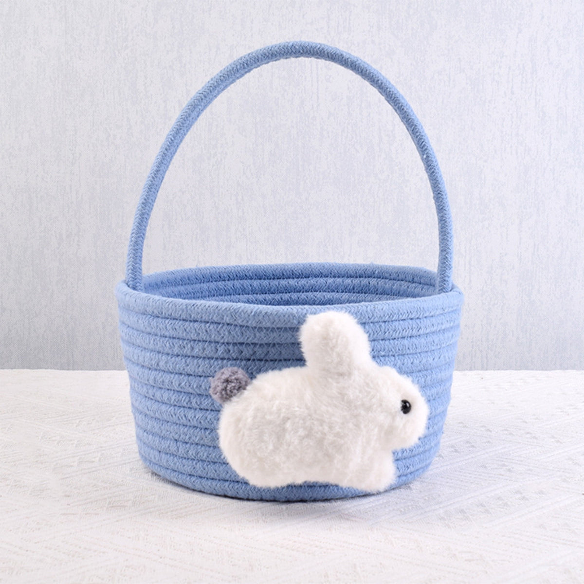 Adorable Easter Bunny Basket for Kids - Perfect Easter Gift, Cute Easter Bucket Bags with Rabbit Ears for Easter Eggs Hunting, Affordable & Festive Spring Decor As Show E