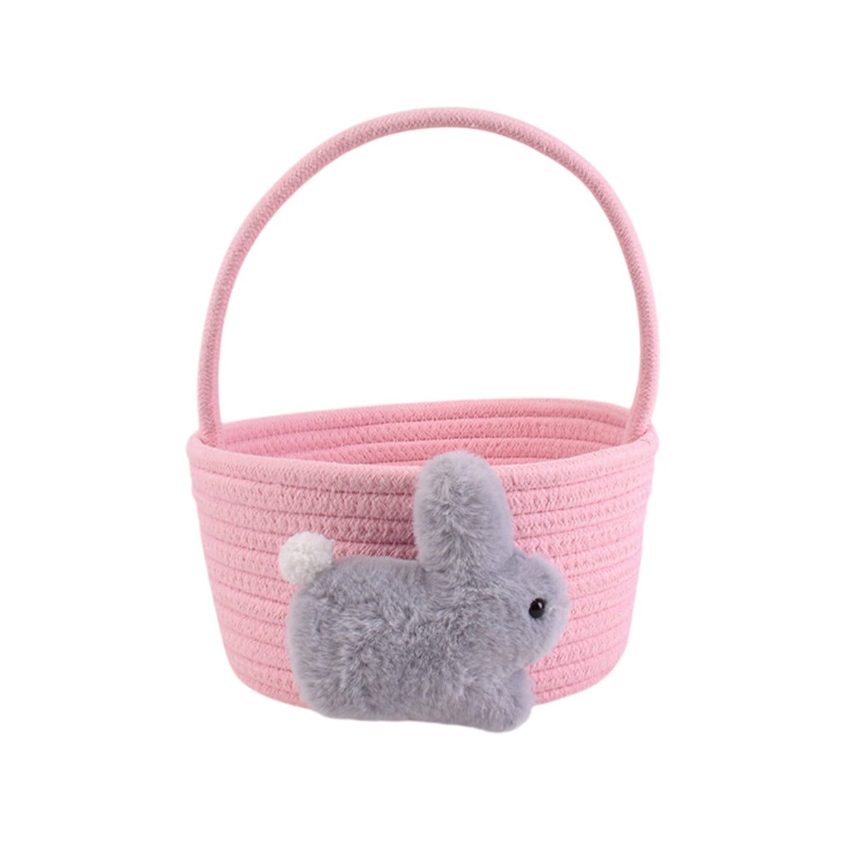 Adorable Easter Bunny Basket for Kids - Perfect Easter Gift, Cute Easter Bucket Bags with Rabbit Ears for Easter Eggs Hunting, Affordable & Festive Spring Decor As Show G