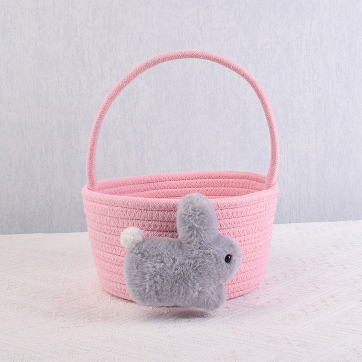 Adorable Easter Bunny Basket for Kids - Perfect Easter Gift, Cute Easter Bucket Bags with Rabbit Ears for Easter Eggs Hunting, Affordable & Festive Spring Decor As Show G