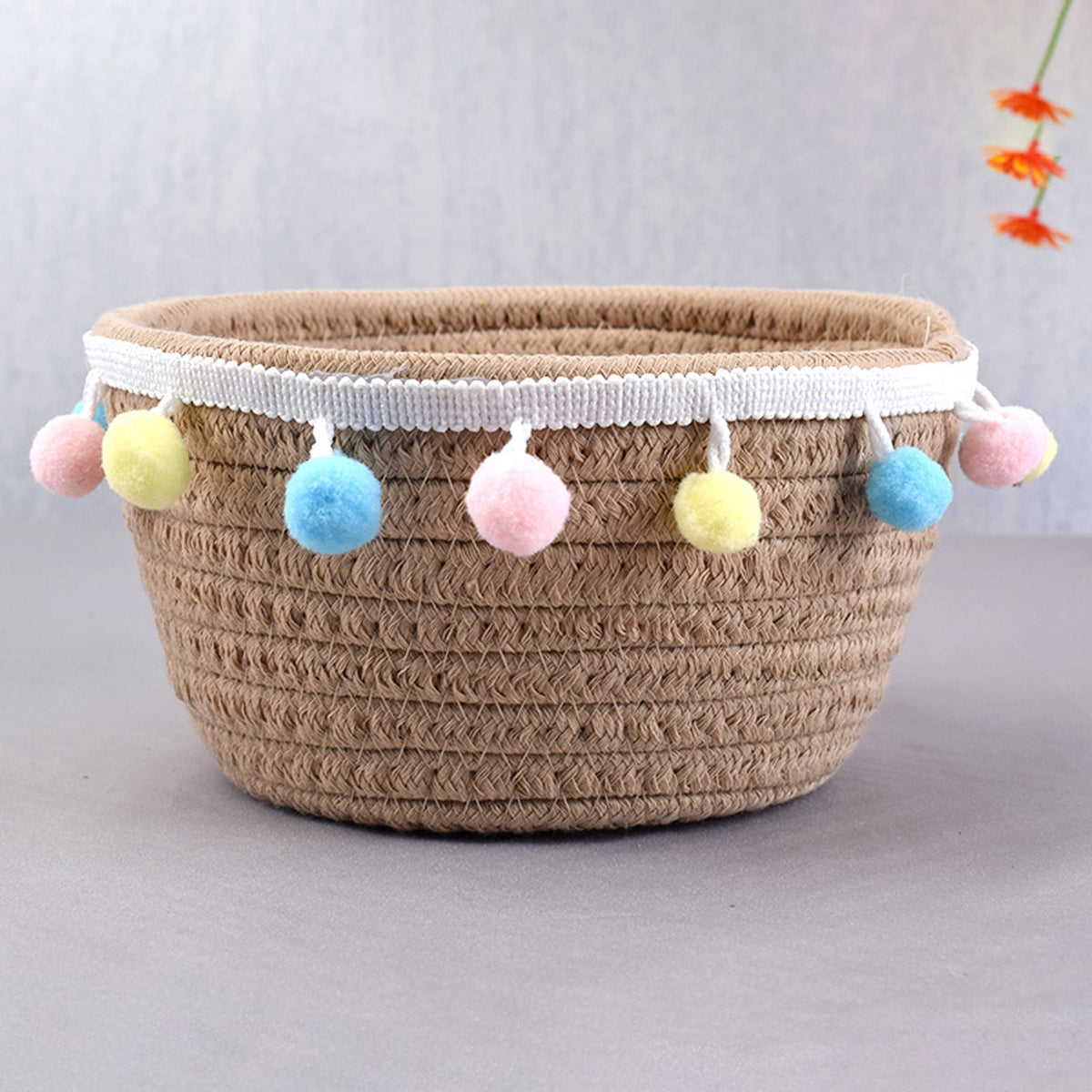 Adorable Easter Bunny Basket for Kids - Perfect Easter Gift, Cute Easter Bucket Bags with Rabbit Ears for Easter Eggs Hunting, Affordable & Festive Spring Decor As Show I