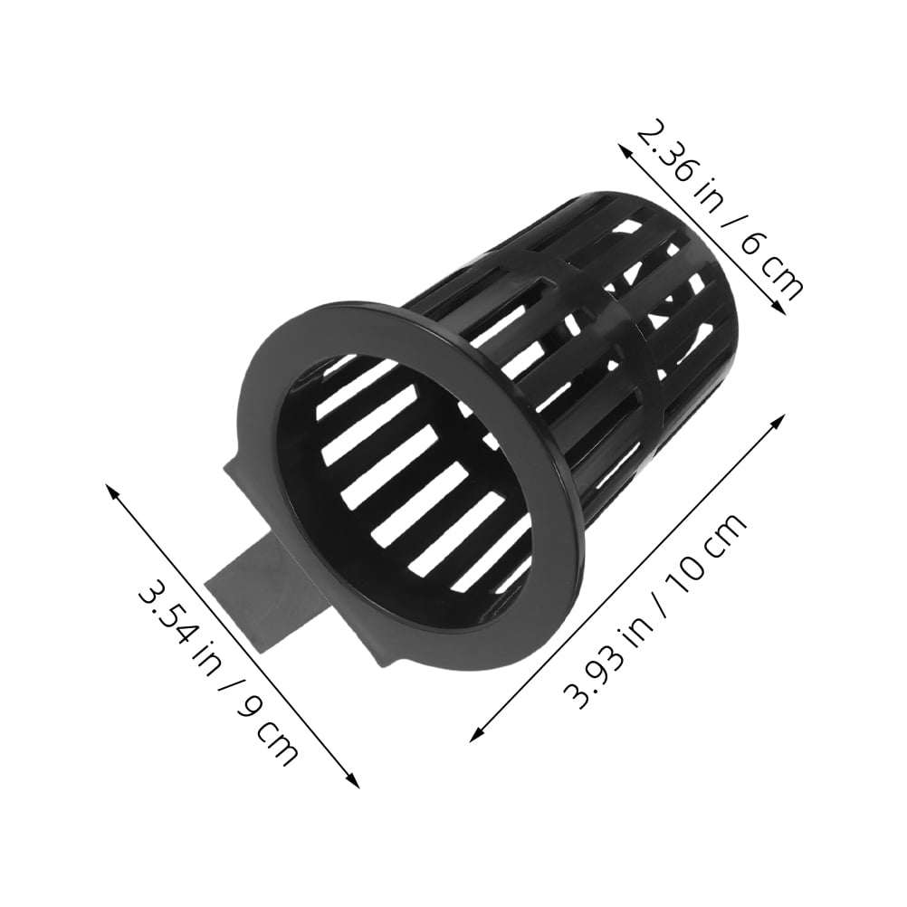 6Pcs Black Fish Tank Plant Holder for Hydroponic Aquatic Plants with Slots