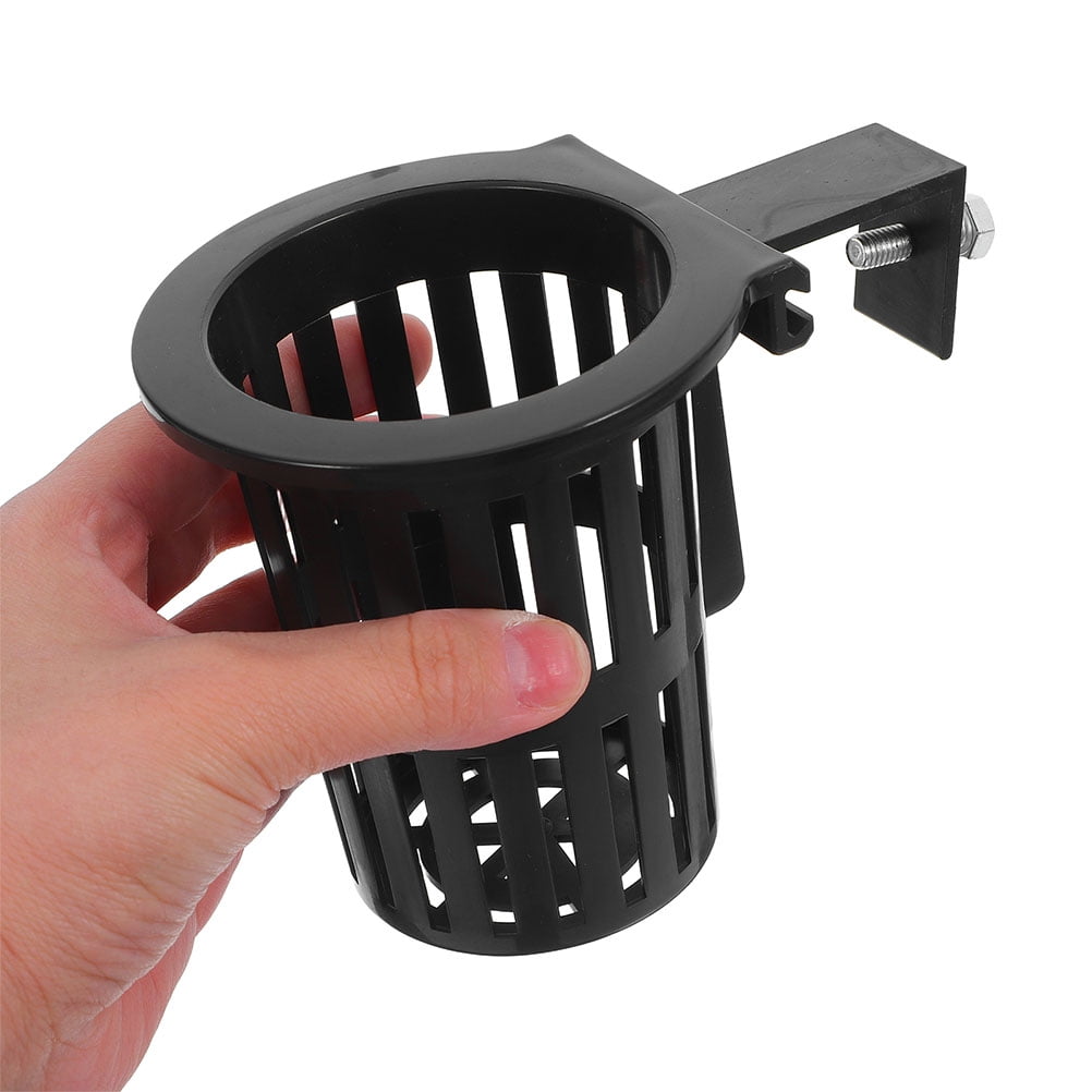 6Pcs Black Fish Tank Plant Holder for Hydroponic Aquatic Plants with Slots