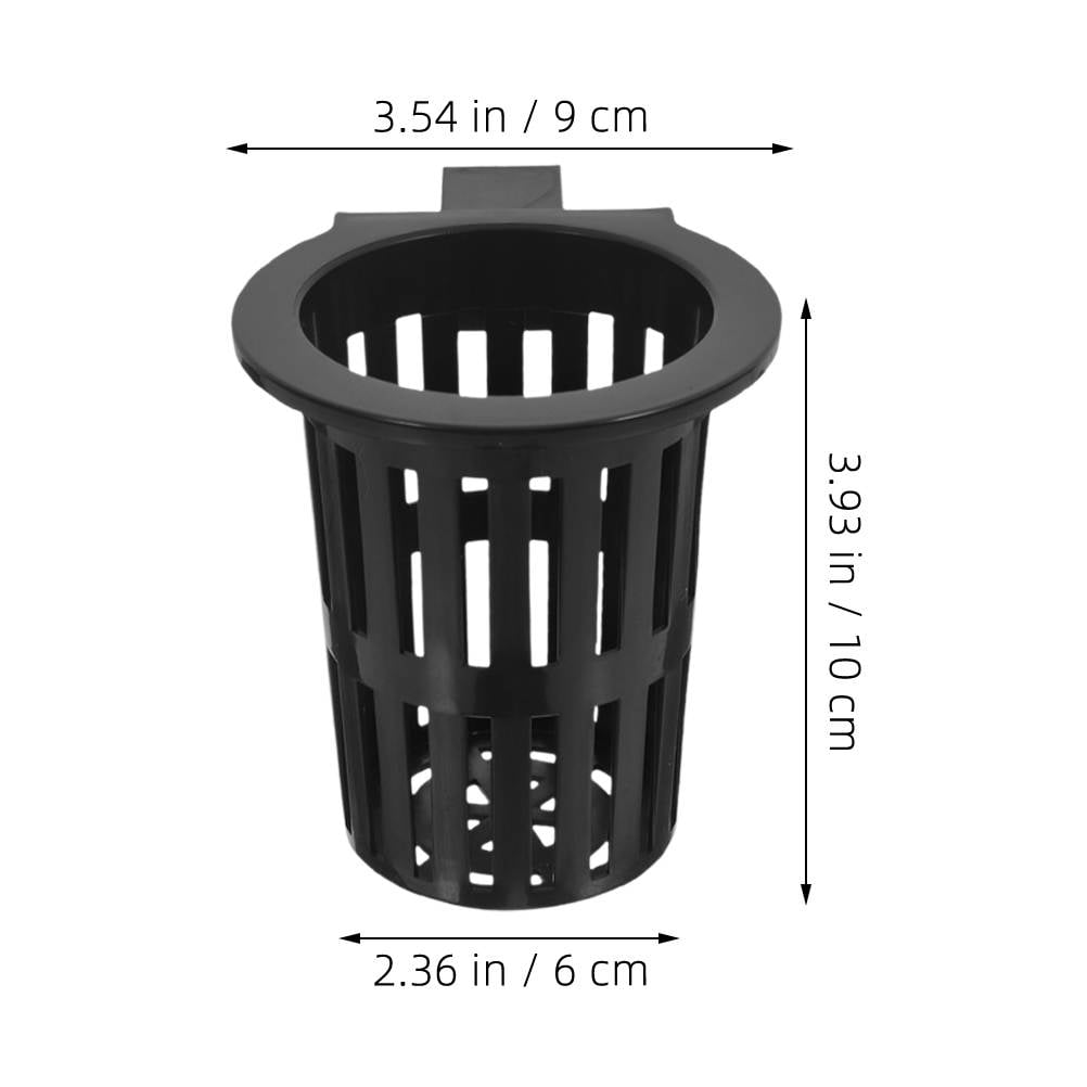 6Pcs Black Fish Tank Plant Holder for Hydroponic Aquatic Plants with Slots