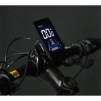 1 PCS Electric Bike Display Plastic+Metal 36V-72V Waterproof LCD Display NC-81F Electric Bike Panel Dashboard,Waterproof Connector, Black