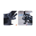 Bike Water Bottle Holder 360 Degrees Rotation Black Cup Holder Drinking Bottle Holder Fit Bike Electric Scooter Mountain Bike