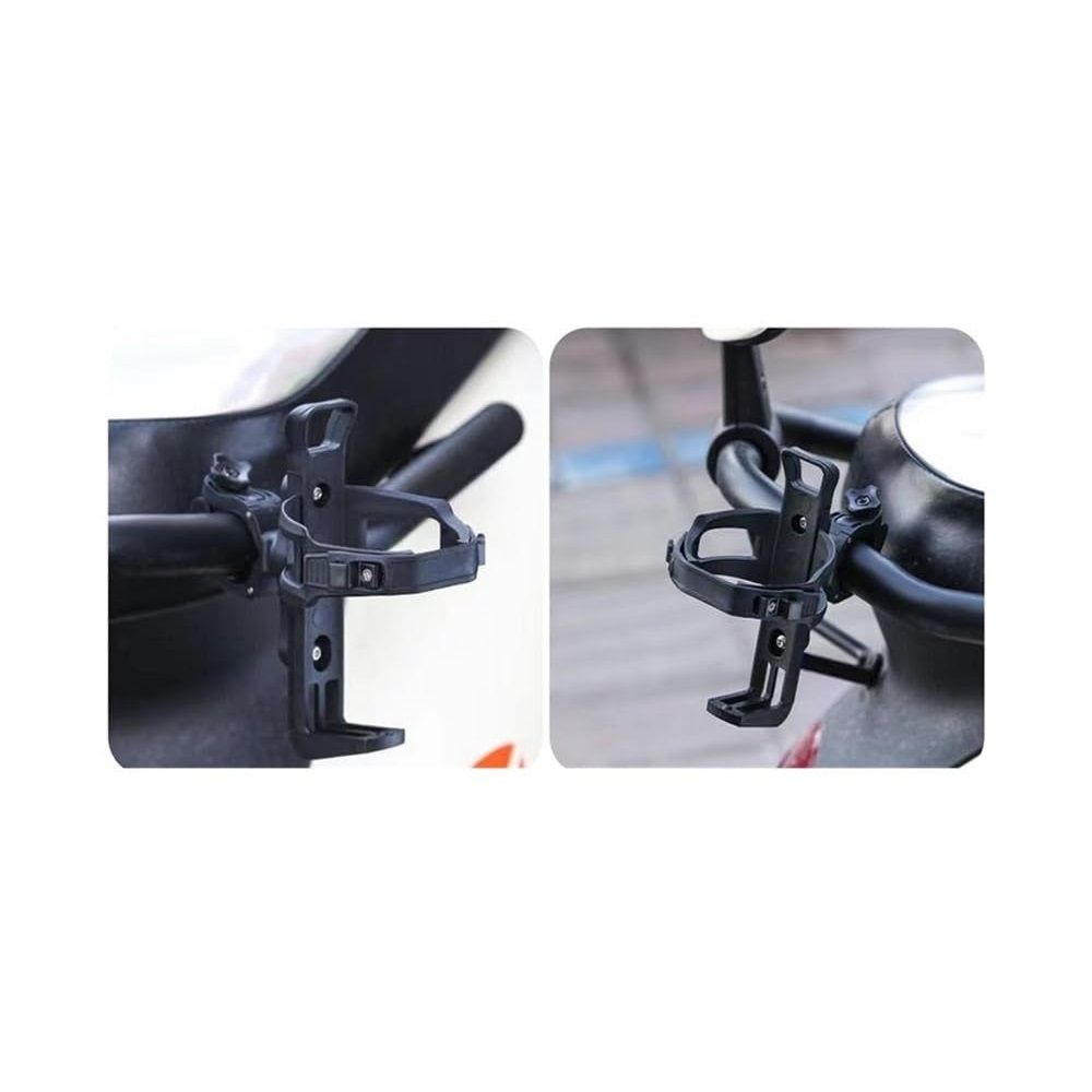 Bike Water Bottle Holder 360 Degrees Rotation Black Cup Holder Drinking Bottle Holder Fit Bike Electric Scooter Mountain Bike