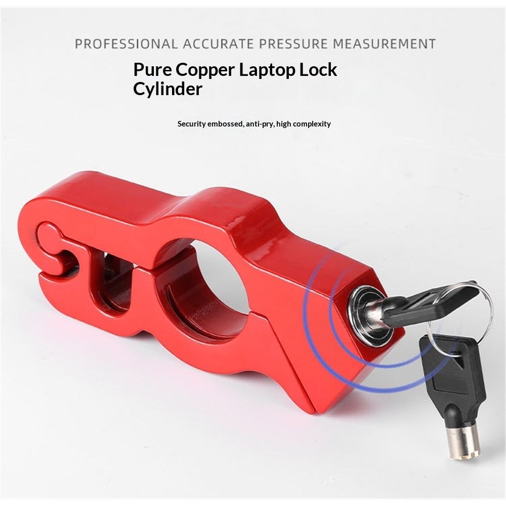 2PC Motorcycle Locks, Helmet Locked & Brake Lock Combo, Anti Theft Motorcycles Handlebar Lock for Motor Moped Motorbike Scooters ATV Dirt Bike Street Bike Electric Scooters