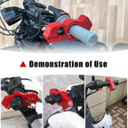 2PC Motorcycle Locks, Helmet Locked & Brake Lock Combo, Anti Theft Motorcycles Handlebar Lock for Motor Moped Motorbike Scooters ATV Dirt Bike Street Bike Electric Scooters