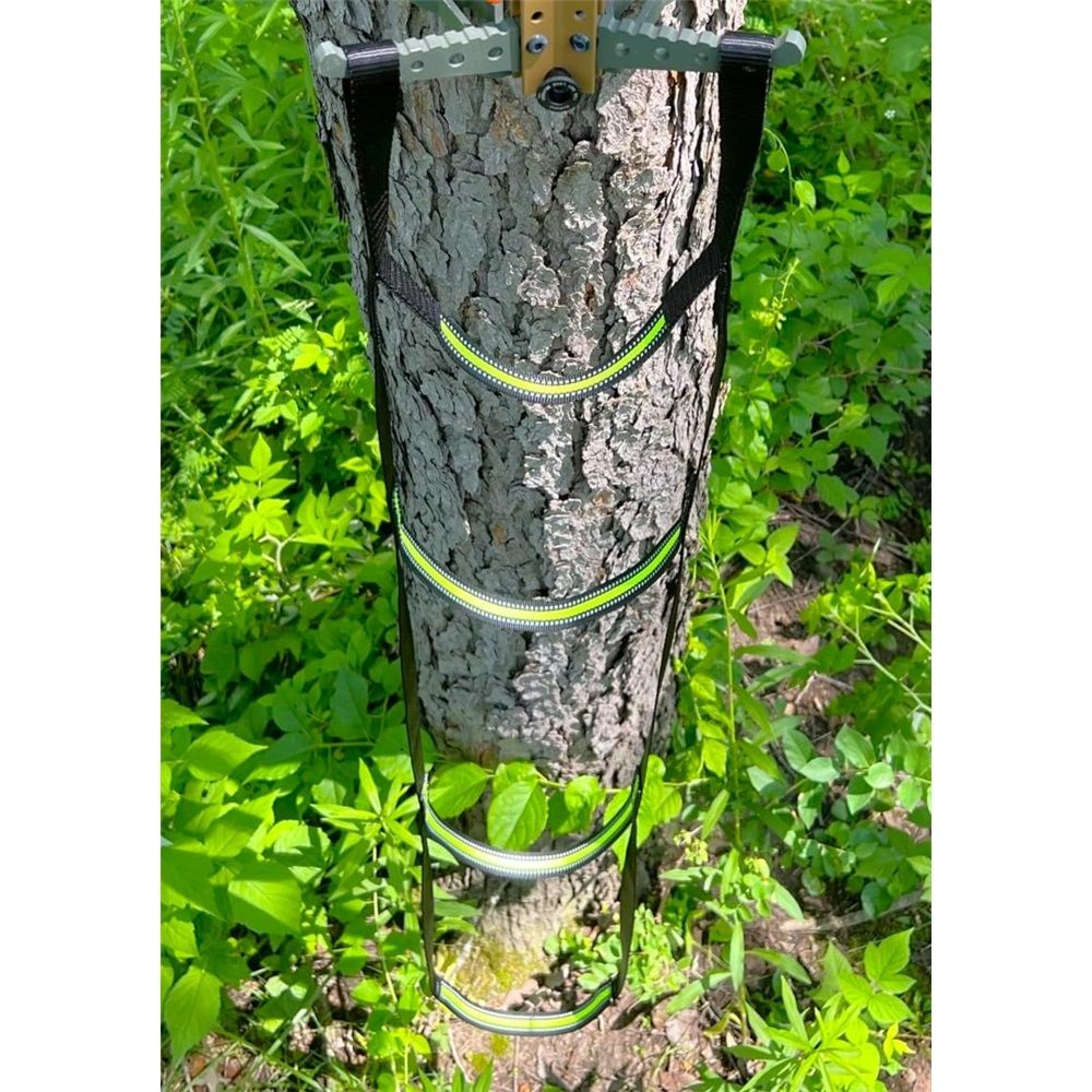 4 Step Hunting Climbing Aider w/High Visibility Steps Marine Rope Ladder for Inflatable Boat, Kayak, Motorboat, Canoeing