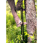 4 Step Hunting Climbing Aider w/High Visibility Steps Marine Rope Ladder for Inflatable Boat, Kayak, Motorboat, Canoeing