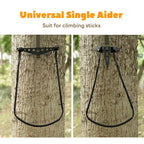 Climbing Stick Aider for Hunting, Daisy Chain Single Step Aider, Hand-Braided Lightweight Rope Ladder Tree Stand Step 3pcs