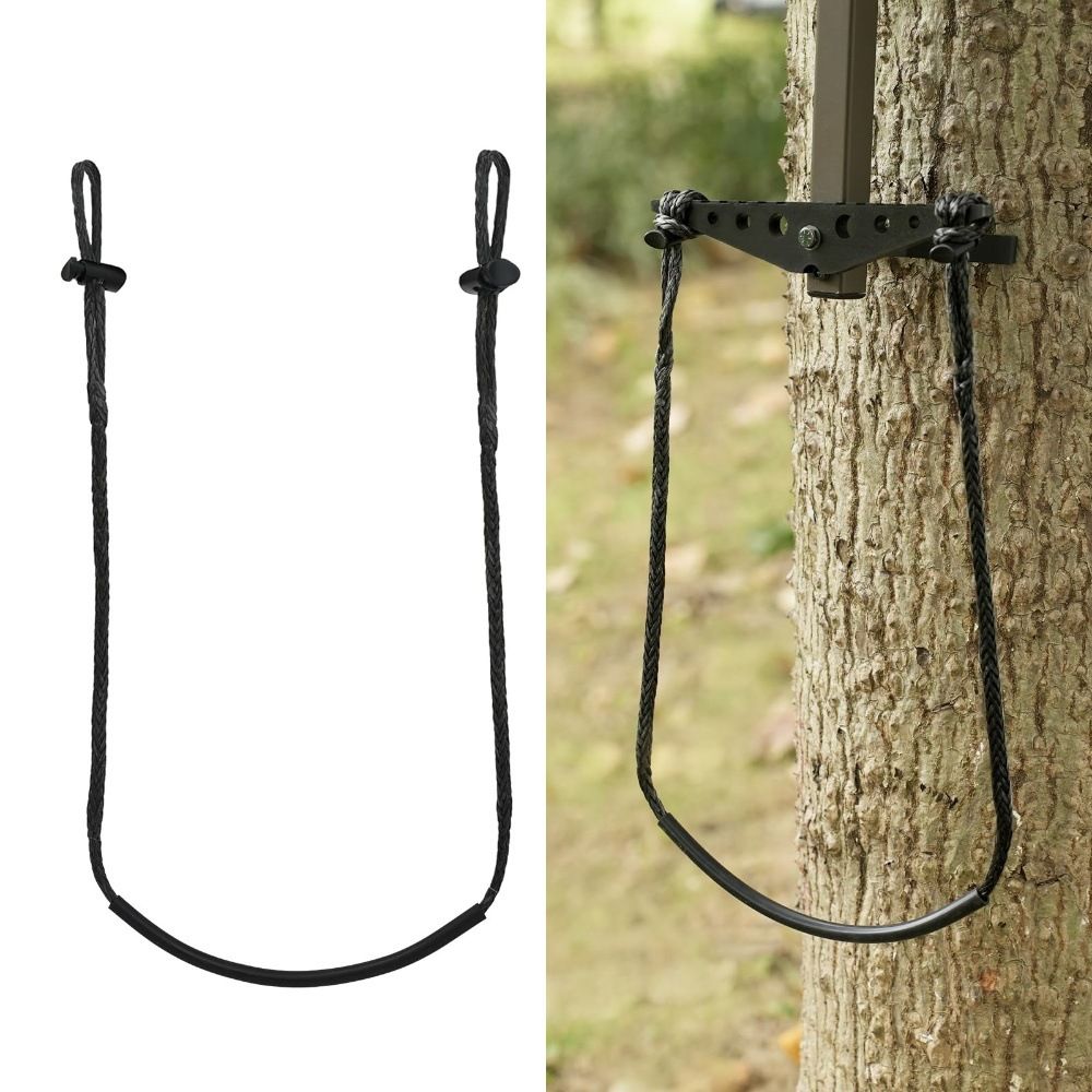 Climbing Stick Aider for Hunting, Daisy Chain Single Step Aider, Hand-Braided Lightweight Rope Ladder Tree Stand Step 3pcs