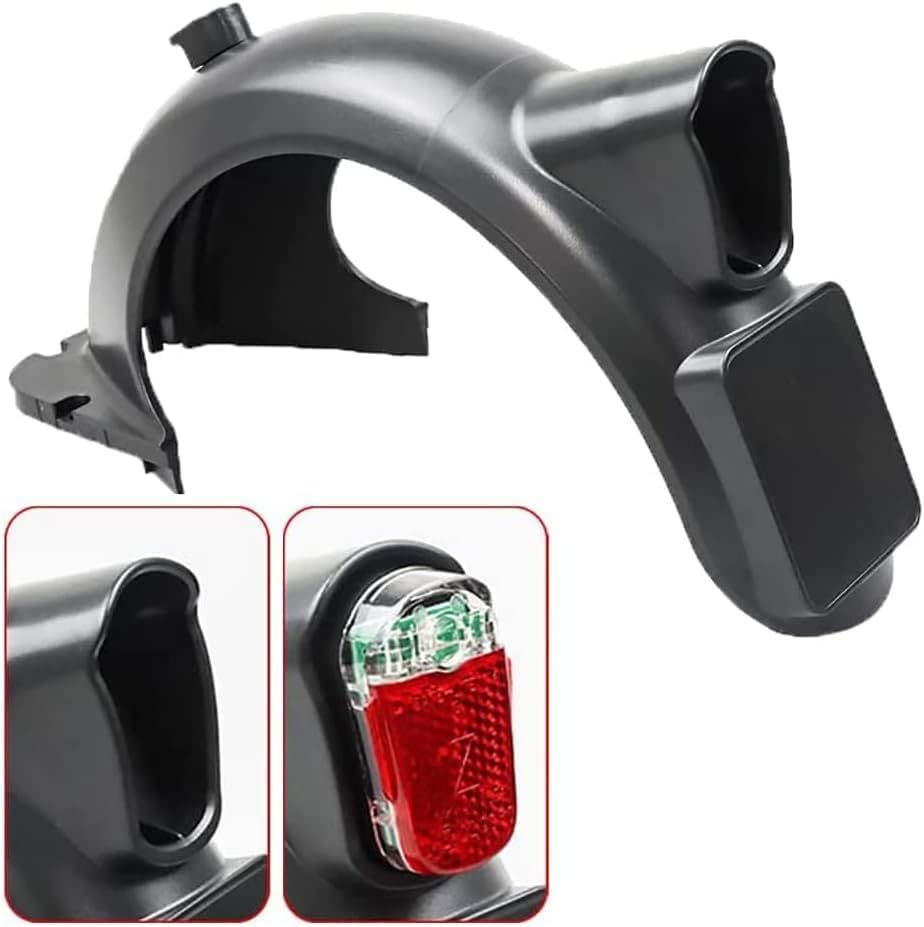 Rear Fender with Super Bright LED Tail Light for G30/G30LP/G30P Electric Scooter with Hook, Tail Light, Blank License Plate