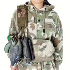 Waterfowl Non-Slip Leg Band Bird Hunting Game Strap with Leg Loop Style - Includes Heavy Duty Spring Clip and 8 Metal Cinch Rings