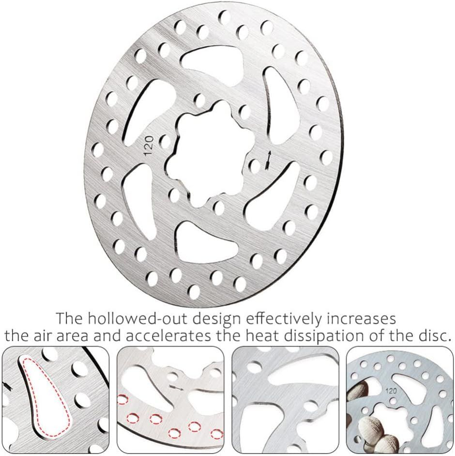 Durable Electric Scooter Brake Rotor Bike 120mm Brake Disc Replacement Parts Brake Parts Smooth, round and smooth