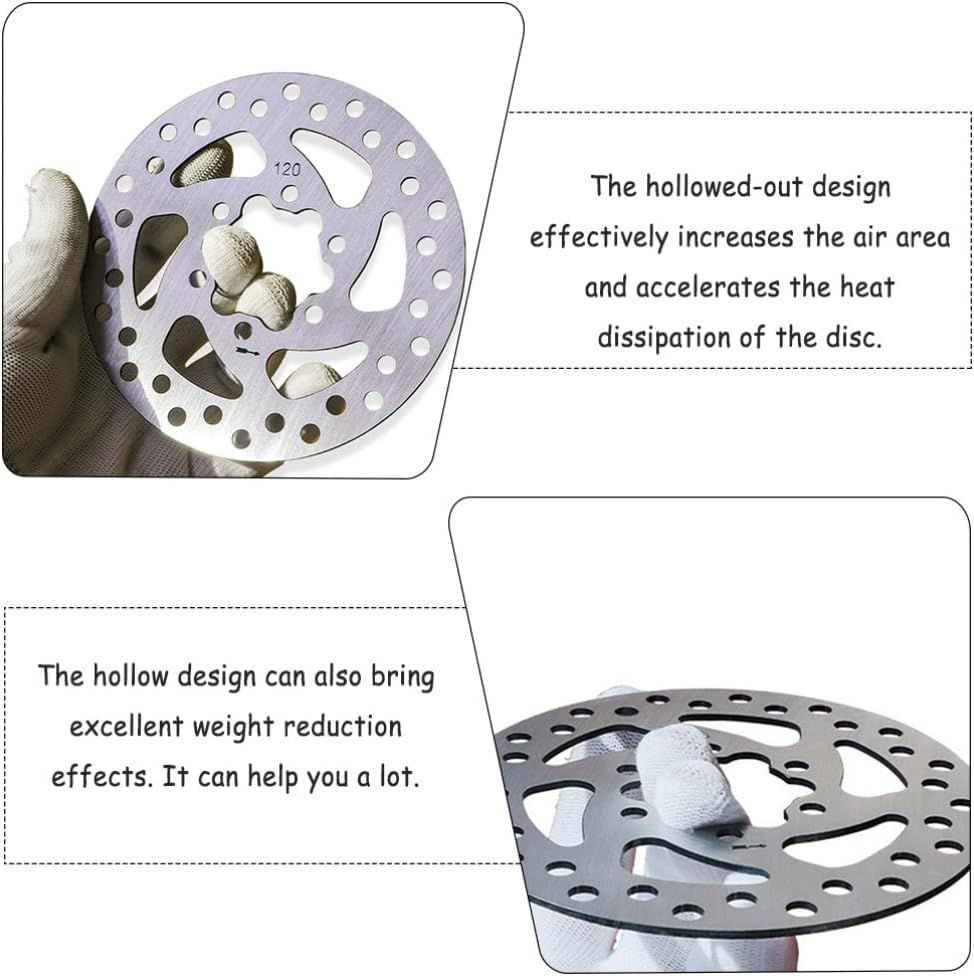 Durable Electric Scooter Brake Rotor Bike 120mm Brake Disc Replacement Parts Brake Parts Smooth, round and smooth