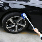 Car Tire Cleaning Brush Long Handle Wheel Brush Exhaust Pipe Cleaning Brush for Motorcycle,Bicycle,Multi-Function Cleaning Tool