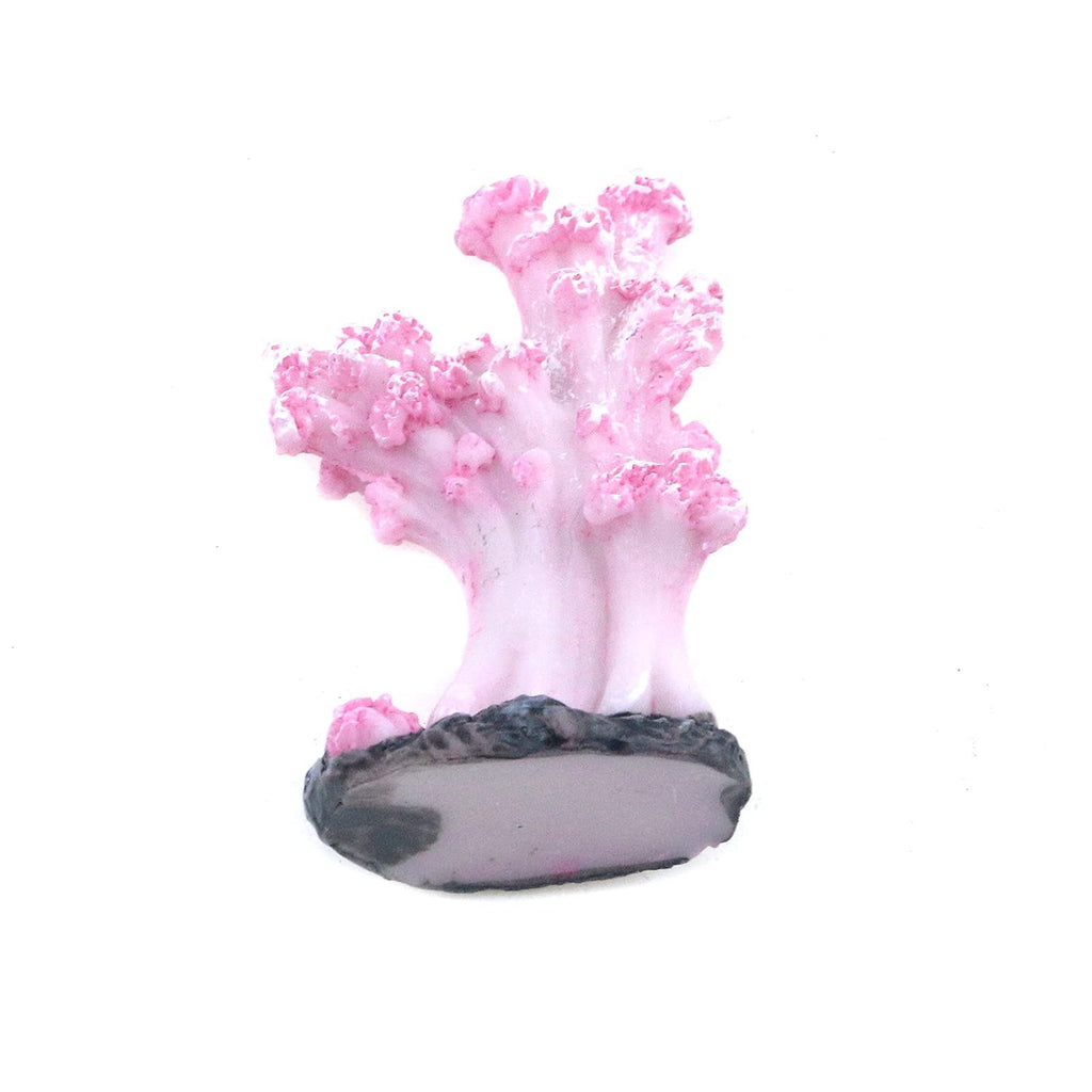 2Pcs Sea Coral Aquarium Ornament, Artificial Sea Coral Plants Decorations for Fish Tank and Aquarium(Pink)