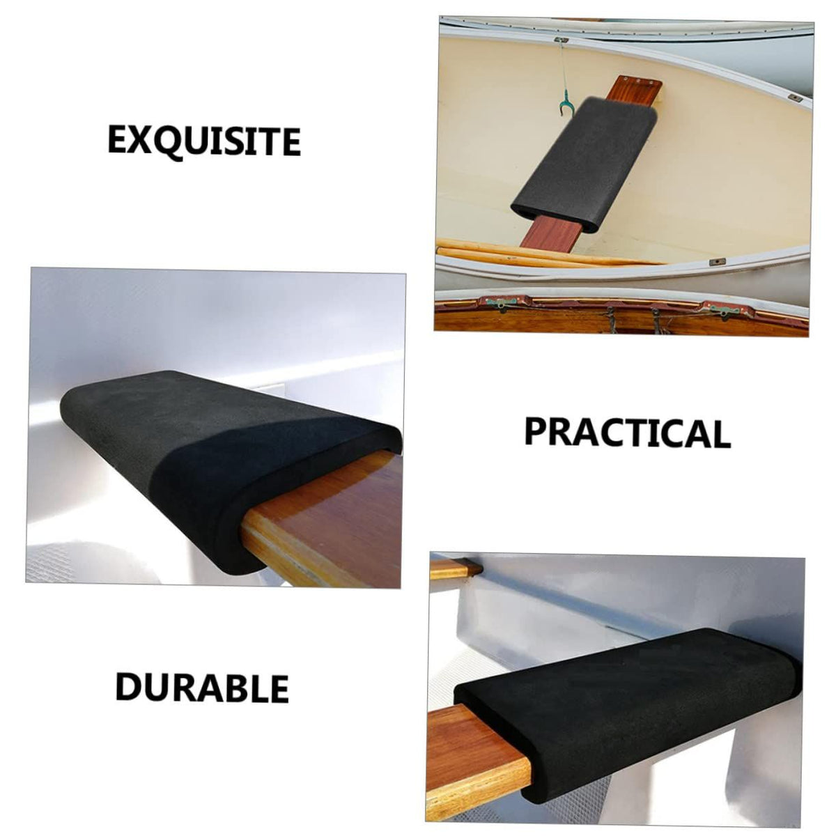 Dragon Boat Cushion Cooler Seat Seat Cushion Cooler Seat Cushion Machine Seat Cushion Boats for Fishing Kayak Seat Pad Eva Black