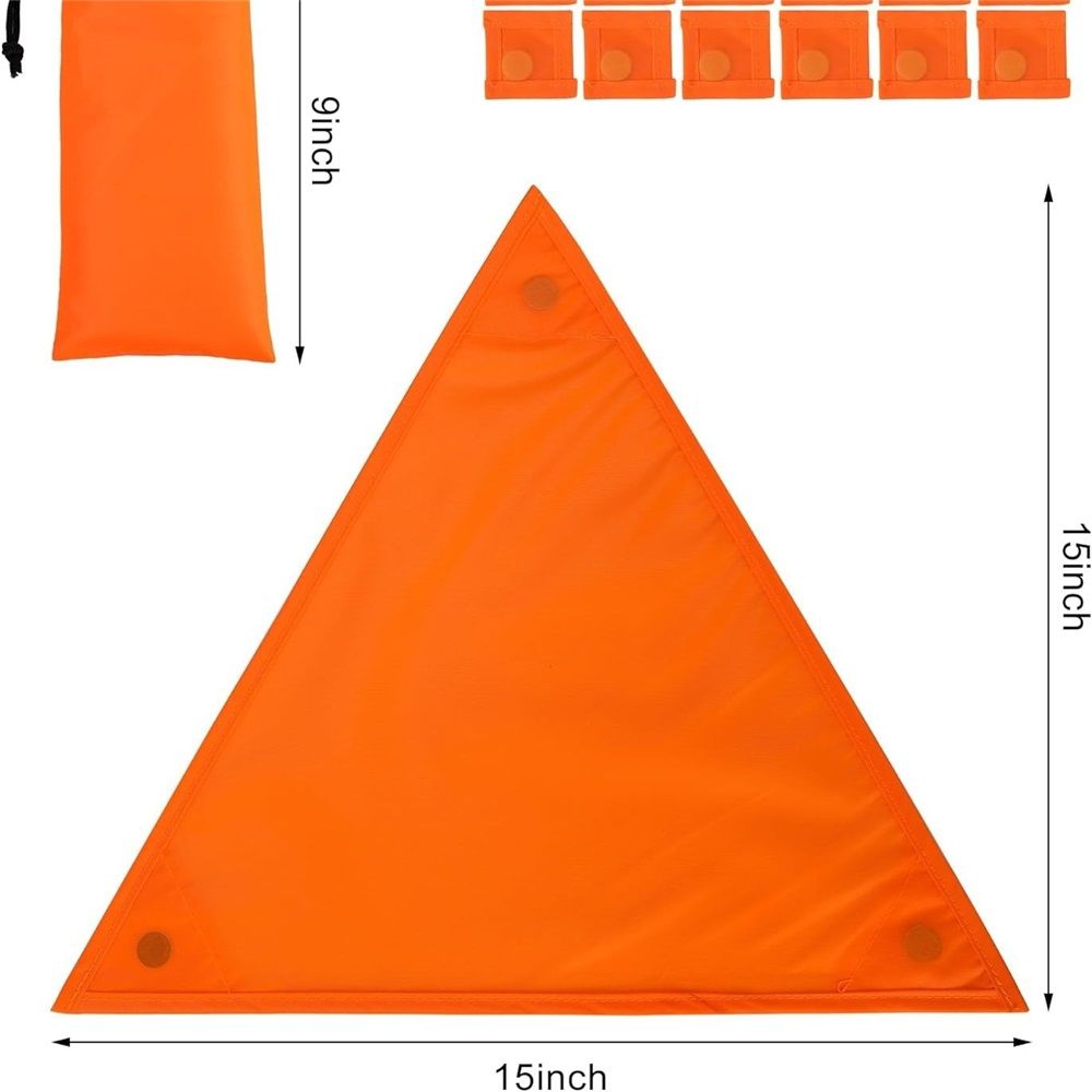 Set of 4 Safety Hunting Blind Panel Set – Magnetic Signal Panel with 12 Buttons & Storage Bag,Portable Blind Cover for Ground Blind Tree Stand