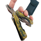 Multitool Pliers, Multi tool with Safety Locking, Portable Pocket Knife for Outdoors, Survival, Camping, Fishing, Hunting, Hiking