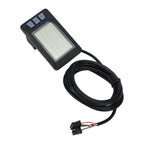 Electric Bike LCD Display, Multi Function Bicycle Speedometer Odometer Waterproof Bike Display Meter Control Panel