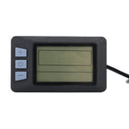 Electric Bike LCD Display, Multi Function Bicycle Speedometer Odometer Waterproof Bike Display Meter Control Panel