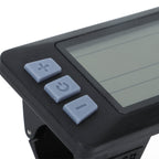 Electric Bike LCD Display, Multi Function Bicycle Speedometer Odometer Waterproof Bike Display Meter Control Panel