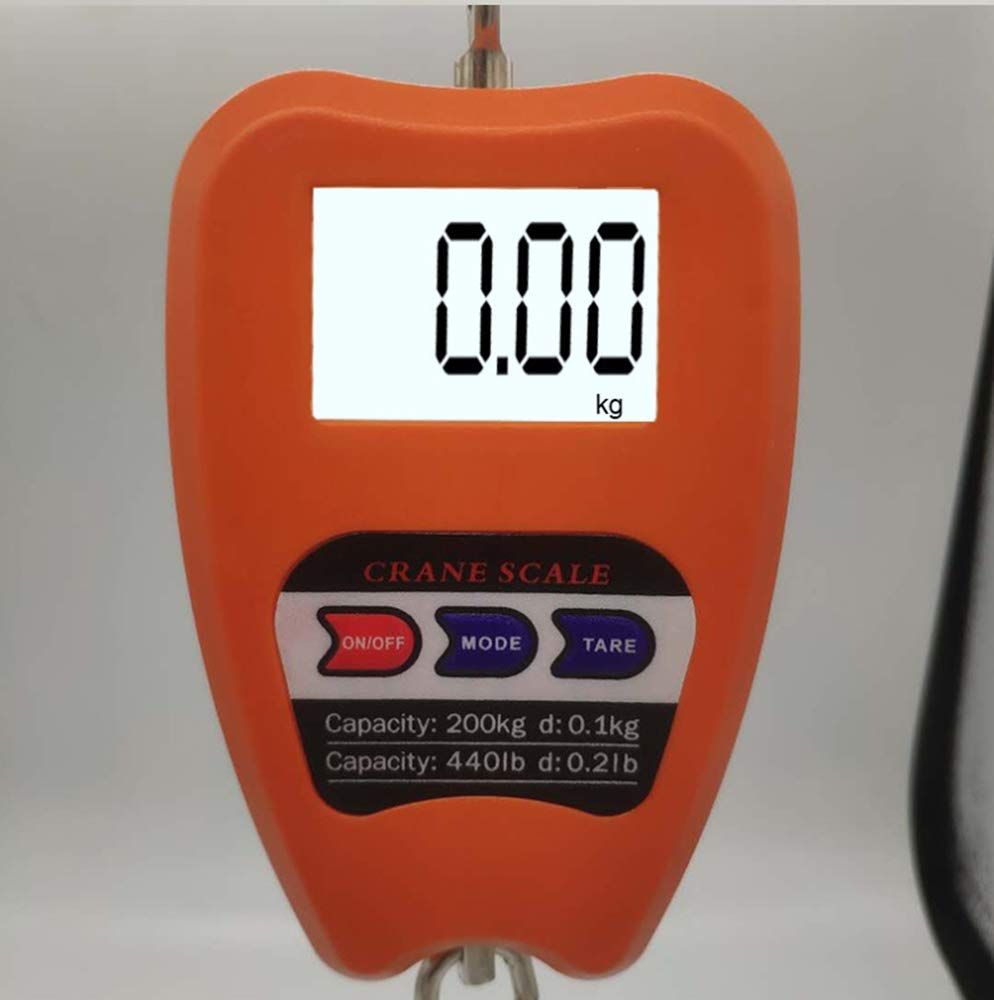 Hanging Weight Scale Industrial Heavy Duty for Farm, Hunting, Bow Draw Weight, Big Fish & Lift with Accurate Sensor Digital
