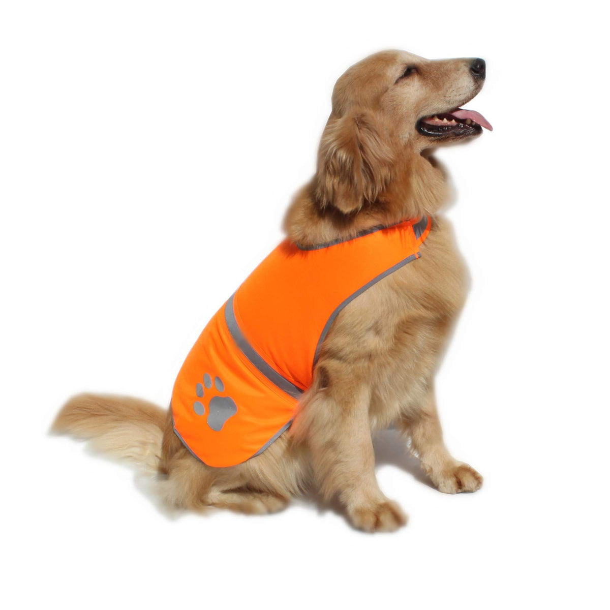Dog Reflective Vest High Visibility Safety Jacket for Walking Running Hiking to Keep Dogs Visible Safe from Cars and Hunting