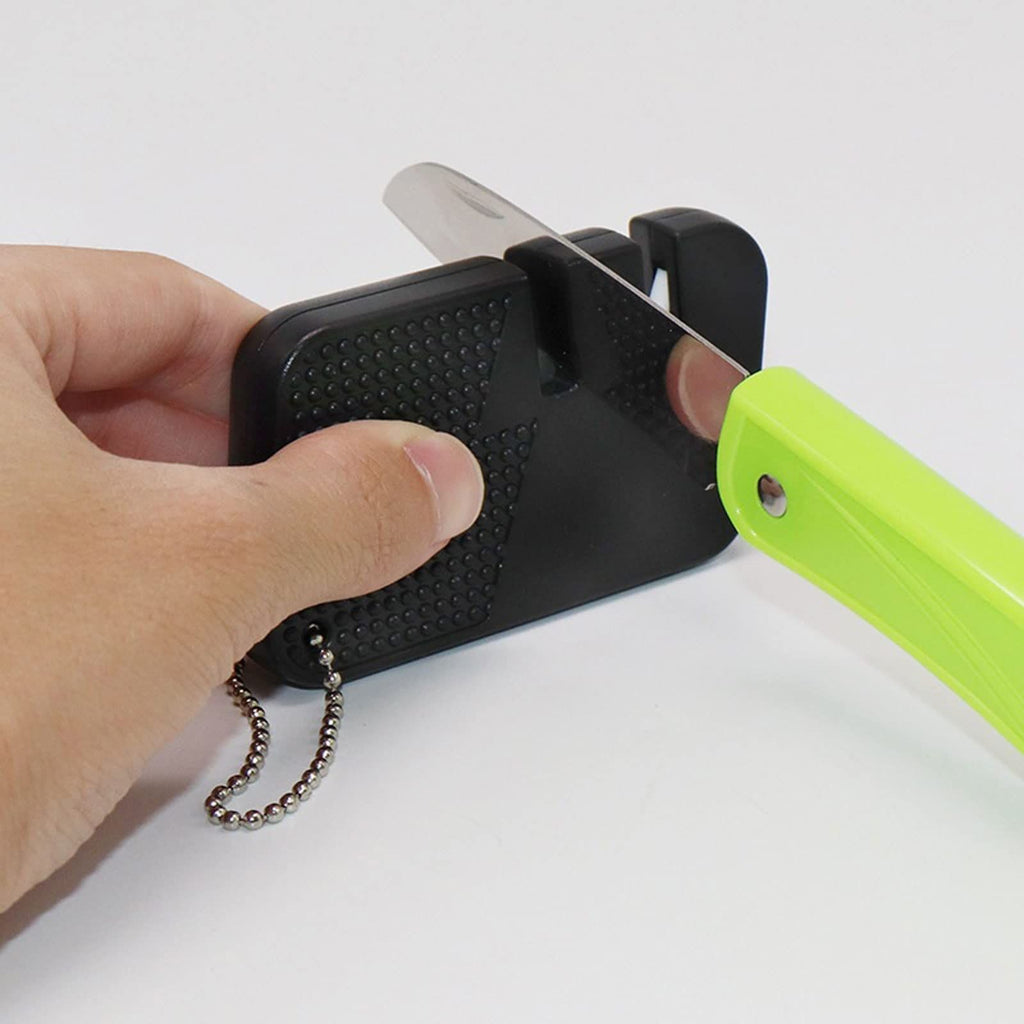 pull through knife sharpener Knife multi multitool hunt sharpen fish gear hook pocket tooloutdoor mini sharpener nail file camp
