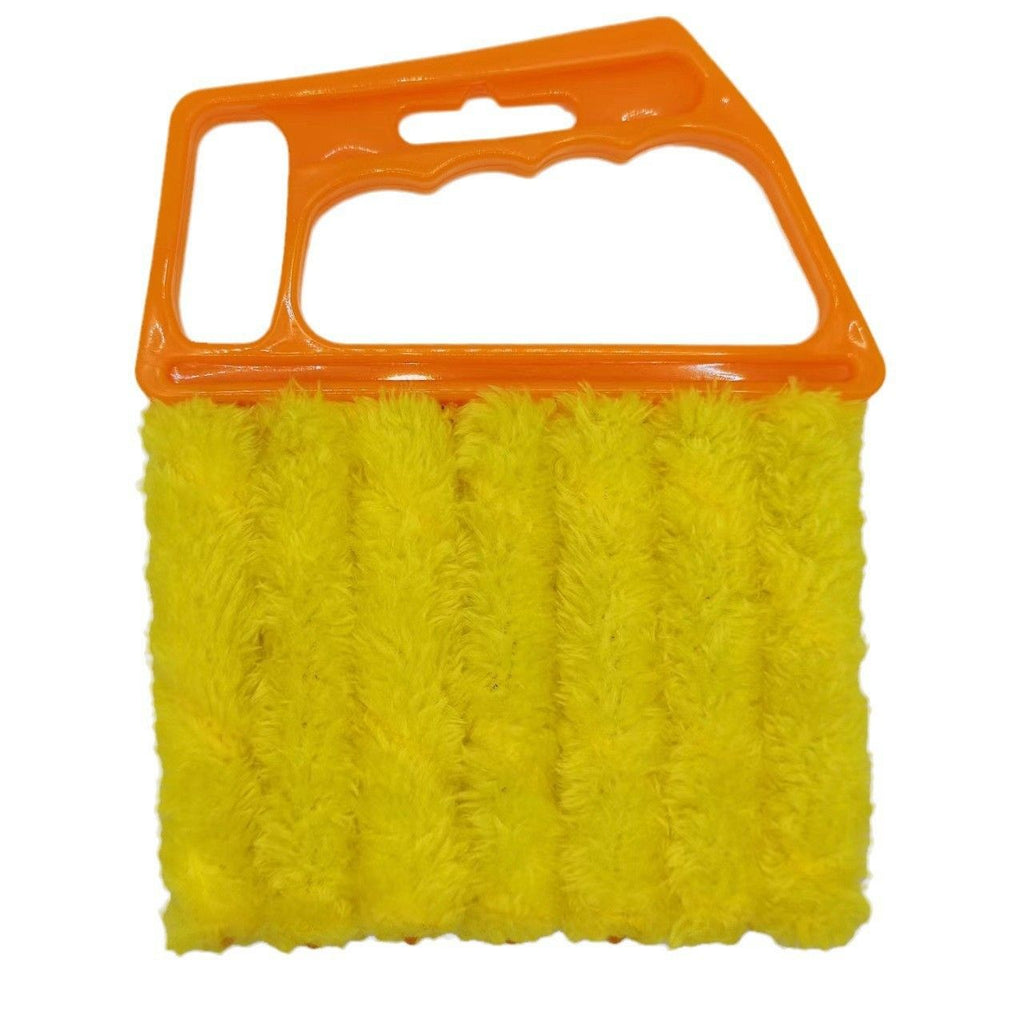 2 Pcs Blind Cleaner Duster Tool 7-Finger Dusting Cleaner Tool for Window & Air Conditioner Handheld Mini Duster Brush