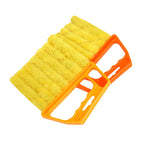 2 Pcs Blind Cleaner Duster Tool 7-Finger Dusting Cleaner Tool for Window & Air Conditioner Handheld Mini Duster Brush