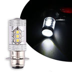 2PCS Motorcycle LED modified headlight H6 80W 16LED fog light PX15D BA20D motorcycle headlight Upgrade Lights Bulbs