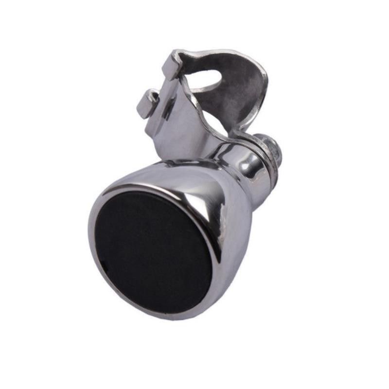 Marine Hardware Boat Accessories Steel Steering Power Handle Ball Grip Knob Turning Helper for Marine Boat Yacht with Plastic Cap