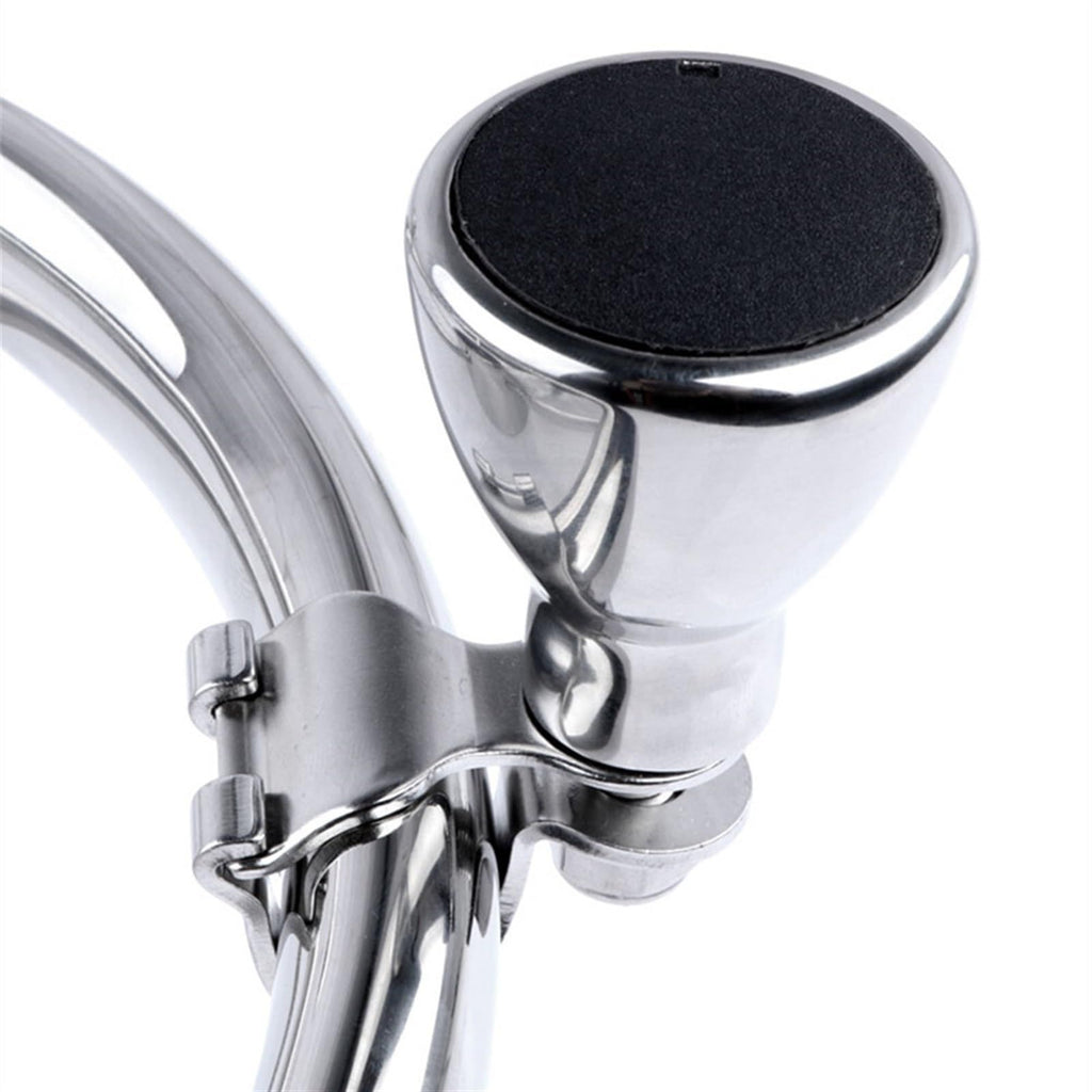 Marine Hardware Boat Accessories Steel Steering Power Handle Ball Grip Knob Turning Helper for Marine Boat Yacht with Plastic Cap