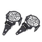 Motorcycle fog lamp protective cover fog lamp cover headlamp protective  headlamp protective cover (black)