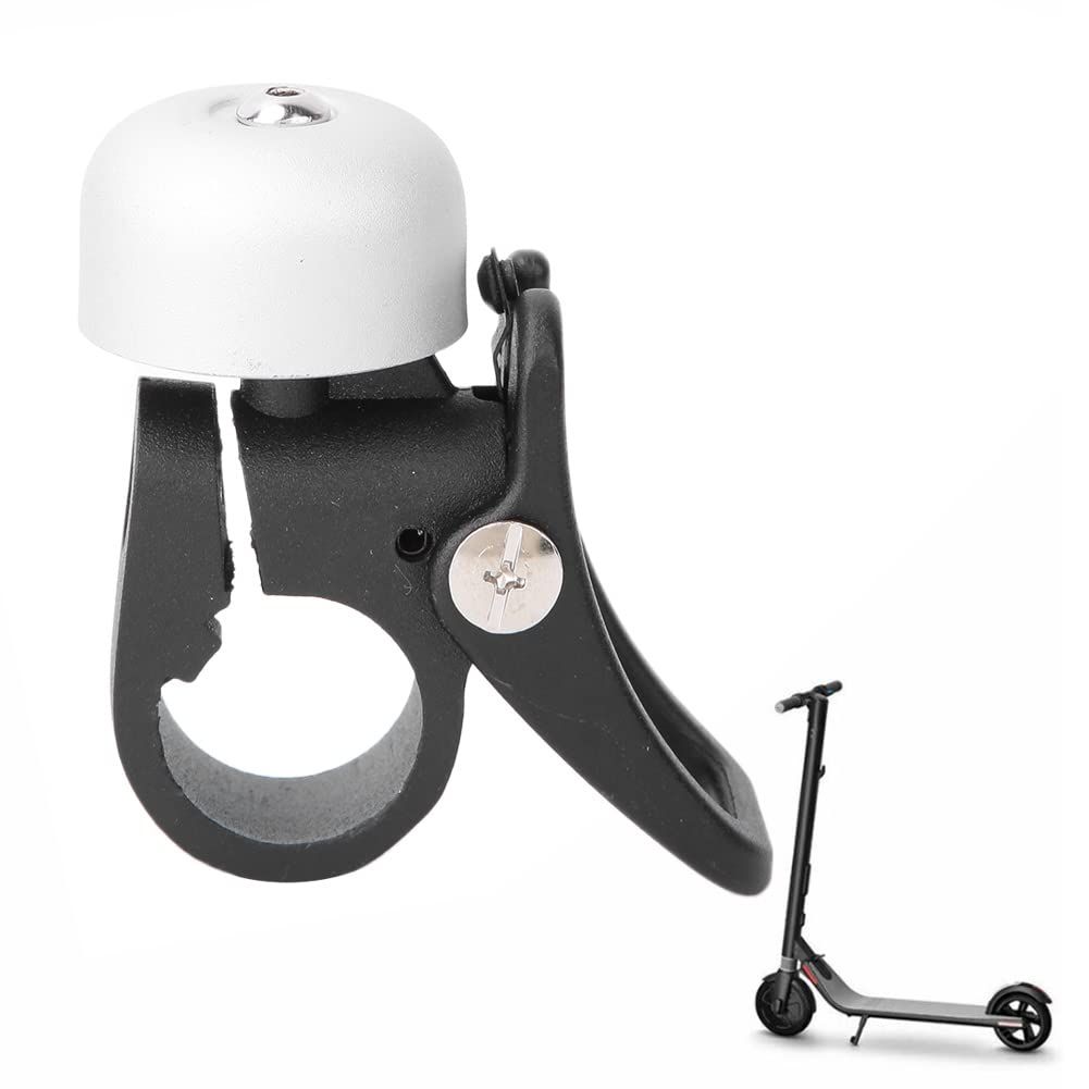 Electric Scooter Bell Horn with Folding Hook, Loud and Clear Sound, Stylish Design, Easy InstallationAccessory, Made of Stainless