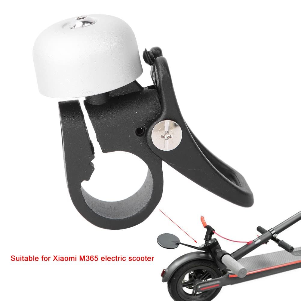 Electric Scooter Bell Horn with Folding Hook, Loud and Clear Sound, Stylish Design, Easy InstallationAccessory, Made of Stainless