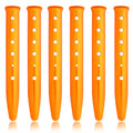 5X Snow and Sand Tent Stakes Pegs - Aluminum U-Shaped Tent Pegs Tent Nails Lightweight for Camping Hiking Backpacking