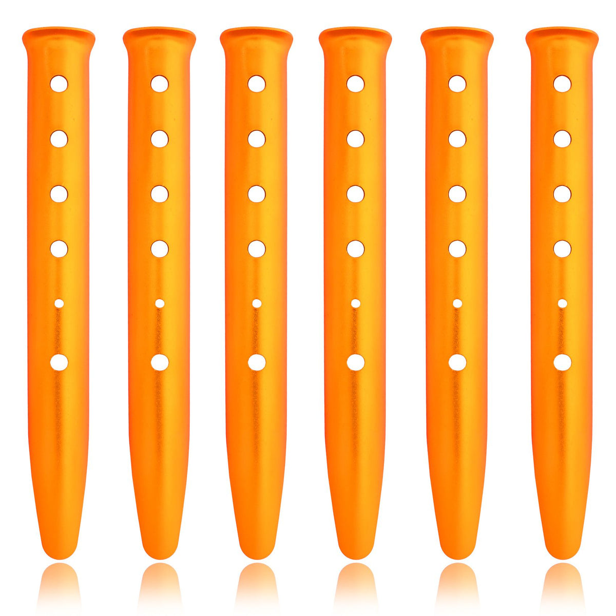 5X Snow and Sand Tent Stakes Pegs - Aluminum U-Shaped Tent Pegs Tent Nails Lightweight for Camping Hiking Backpacking