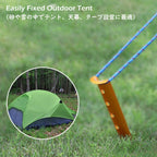 5X Snow and Sand Tent Stakes Pegs - Aluminum U-Shaped Tent Pegs Tent Nails Lightweight for Camping Hiking Backpacking