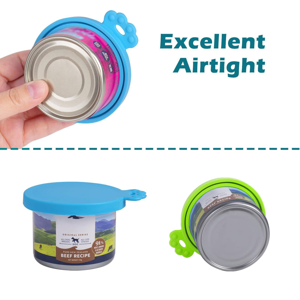 2pcs Canned fresh lid dog food can lid reusable food storage lid pet food can lid food tent silicone lid sealing lid