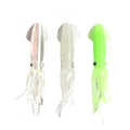 3PCS Luminous Octopus Soft Lure - Glow in The Dark Artificial Fishing Bait with 3D Fishing Eyes and Curly Tentacles
