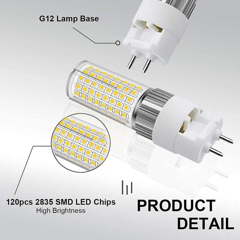 G12 16W LED Light Bulb G12 Lamp Corn Light Metal Handle Lamp 2 Pin Base LED Decorative Bulb for Garage Industry