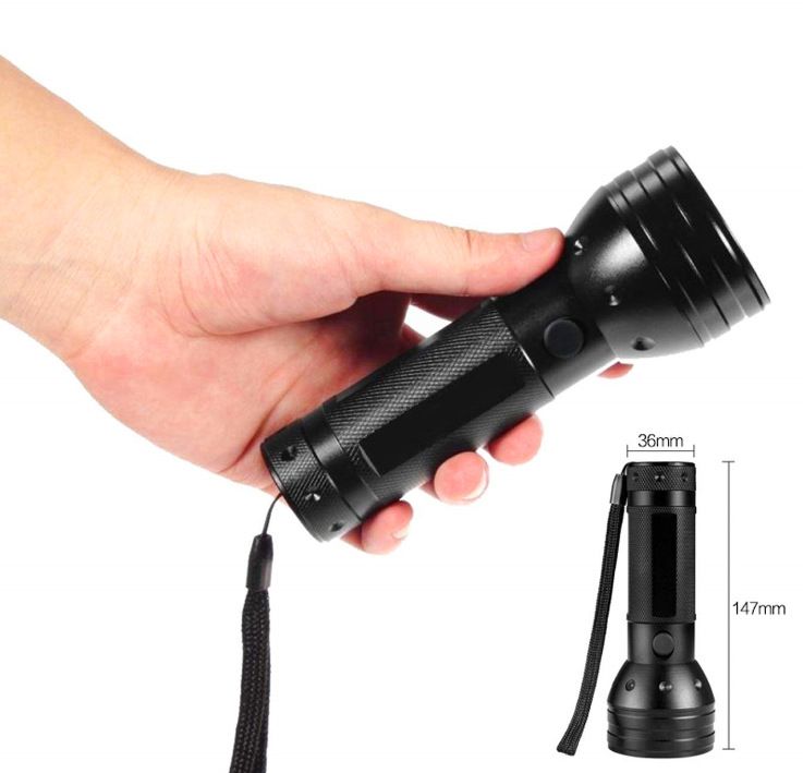 UV Flashlight Black Light,51LED Blacklight Pet Urine Detector for Dog/Cat Urine, Dry Stains,Bed Bug,Resin Curing,Scorpions Finder