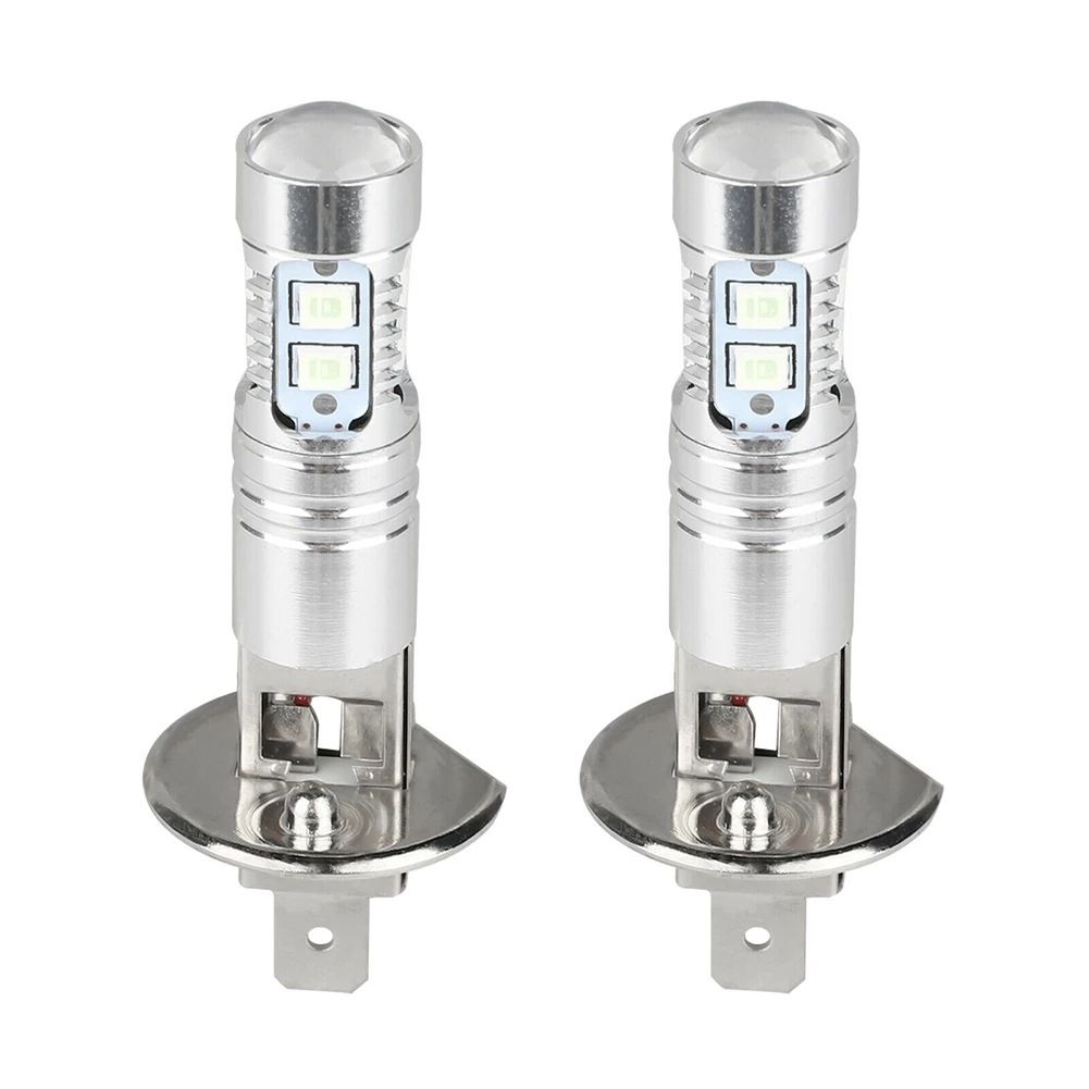 Car LED Fog Light H1 100W  Anti-Fog Light White Light H1 LED Headlight Bulb for Cars, Trucks Fog Lights, 4-Pack